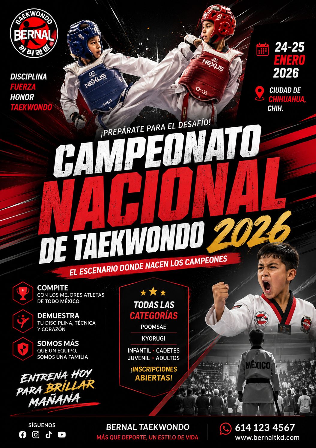 Fotografía de Campeonato Nacional de Taekwondo 2026